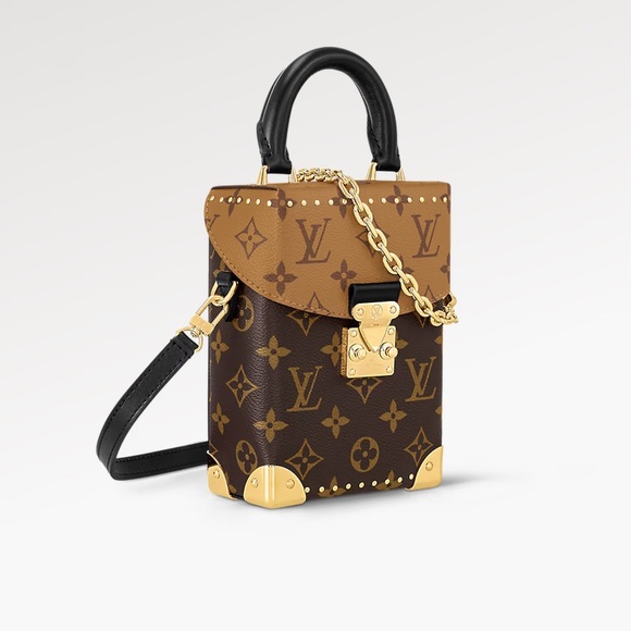 Louis Vuitton Monogram & Monogram Reverse coated Canvas Camera Box Bag - Picture 4 of 11